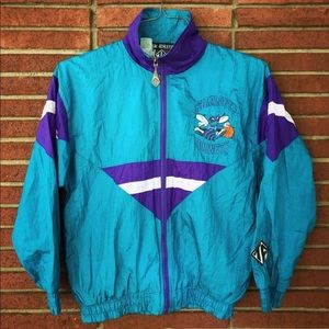 Vintage Charlotte Hornets Jacket, Size Small